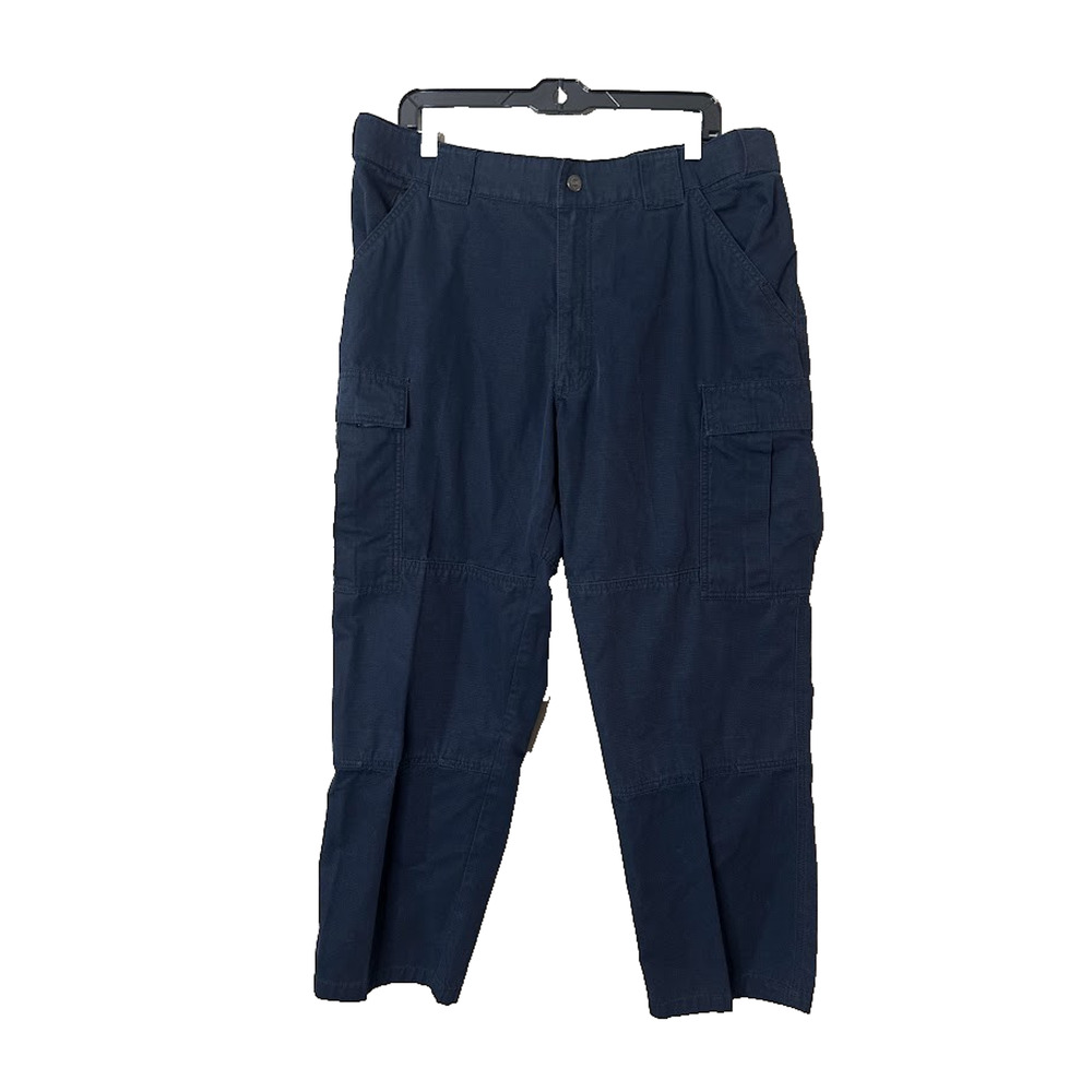 511 Tactical Pants Men Large Short Blue Ripstop Utility Double Knee Cargo Hiking